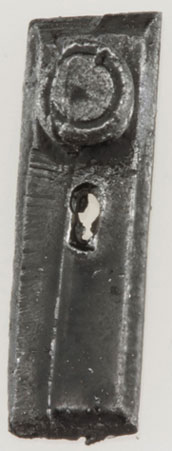 Dollhouse Miniature Keyhole Doorknob, Black